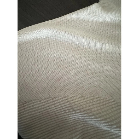Lululemon Cream Off White Cashmere Blend Pullover Sweater Crew Neck Size Medium - Picture 6 of 7